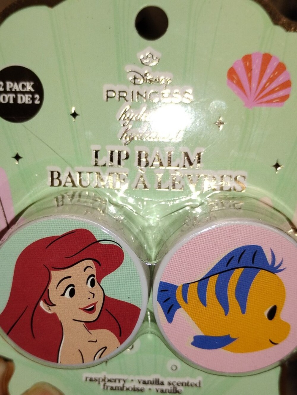 Disney Princess Ariel & Flounder Lip Balm Duo